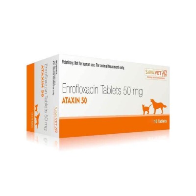 Sava Healthcare Ataxin Enrofloxacin Tablets 50mg